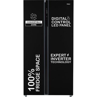 Haier 630 L Double Door Side By Side Refrigerators (HRS-682KS)