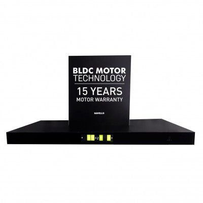 Havells Mirak BLDC 60cm T Shape Glass Chimney|Powerful 1600 m³/hr Suction