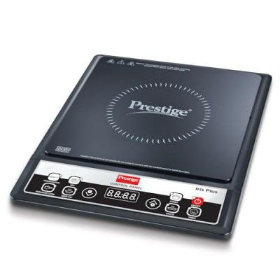 Prestige Iris Plus 1600 Watts Induction Cooktop | 1 Year Warranty | Black