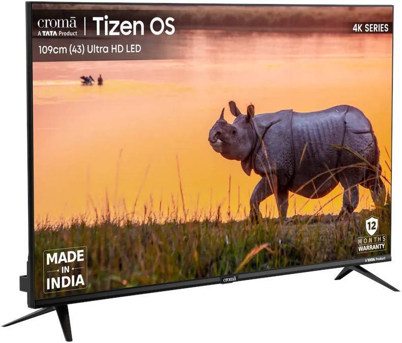 Croma CREL043UTC024601 43 inch (109 cm) LED 4K TV