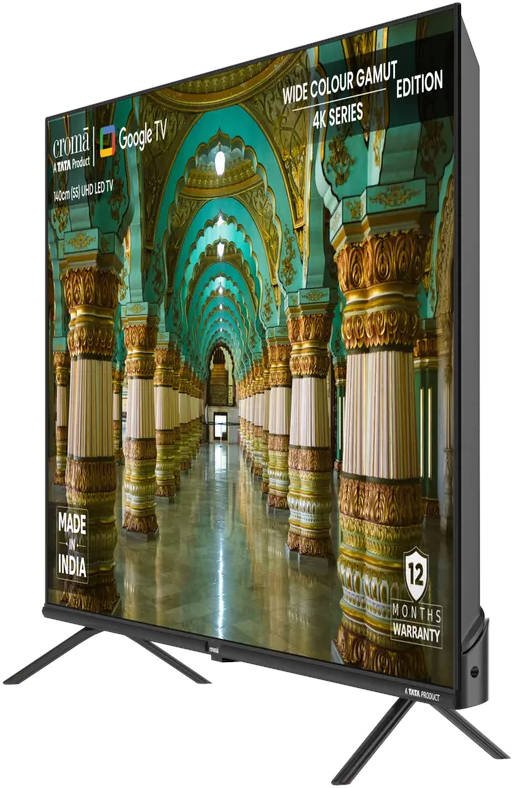 Croma CREL055UGD0307601 55 inch (139 cm) LED 4K TV