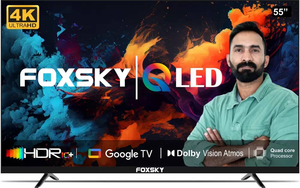 FOXSKY 55FS 55 inch (139 cm) QLED 4K TV