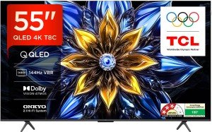 TCL 55T8C 55 inch (139 cm) QLED 4K TV