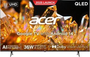Acer AR55QDVGU2875BD 55 inch (139 cm) QLED 4K TV